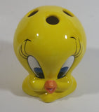 1998 Warner Bros. Looney Tunes Tweety Bird Cartoon Character Ceramic Tooth Brush Holder