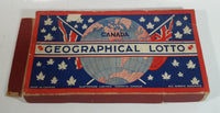Antique 1930s Playthings Limited Canada Geographical Lotto Game in Box Toronto, Canada