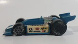 Vintage 1979 Tonka Indy Race Car Blue Plastic and Metal Toy Vehicle Made in Hong Kong