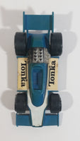 Vintage 1979 Tonka Indy Race Car Blue Plastic and Metal Toy Vehicle Made in Hong Kong