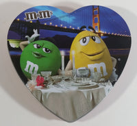 2016 Carter Collectible M&M's Valentine Heart Shaped Metal Tin Box Container