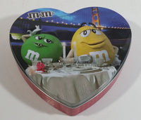 2016 Carter Collectible M&M's Valentine Heart Shaped Metal Tin Box Container