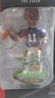 NFL Legends Of The Field Minnesota Vikings Sports Team Player Daunte Culpepper #11 Bobblehead 8" Tall Figure In Box