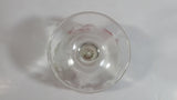 Vintage Pepsi-Cola Soda Pop 6" Tall Heavy Glass Large Goblet Style Stemmed Cup With Red Lettering