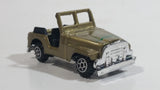 Unknown Brand Military Action Jeep Golden Die Cast Toy Army Vehicle