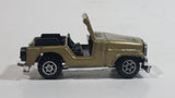 Unknown Brand Military Action Jeep Golden Die Cast Toy Army Vehicle