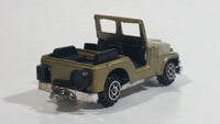 Unknown Brand Military Action Jeep Golden Die Cast Toy Army Vehicle