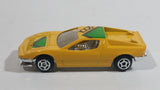 Summer Marz Karz No. 8805 Ferrari Testarossa '2001' Yellow Die Cast Toy Exotic Race Car Vehicle