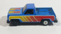 Yatming Chevrolet Pickup Truck No. 813 Blue Die Cast Toy Car Vehicle