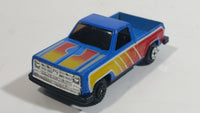 Yatming Chevrolet Pickup Truck No. 813 Blue Die Cast Toy Car Vehicle