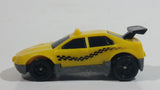 1997 Hot Wheels McDonald's Taxi Plastic Body Yellow Die Cast Toy Car Vehicle McDonald's Happy Meal