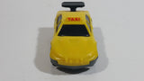 1997 Hot Wheels McDonald's Taxi Plastic Body Yellow Die Cast Toy Car Vehicle McDonald's Happy Meal