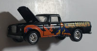 Johnny Lightning 60's Studebaker Truck Lava Mama's Black Die Cast Toy Car Vehicle with Opening Hood