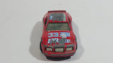 1980s Yatming Ford Thunderbird #33 Mr. Red No. 1033 Die Cast Toy Car Vehicle