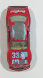 1980s Yatming Ford Thunderbird #33 Mr. Red No. 1033 Die Cast Toy Car Vehicle