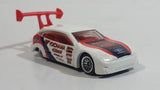 2002 Hot Wheels Tuners Ford Focus White Die Cast Toy Race Car Vehicle