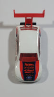 2002 Hot Wheels Tuners Ford Focus White Die Cast Toy Race Car Vehicle