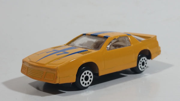 Zee Toys Dyna Wheels No. D97 Pontiac Firebird #77 Yellow Die Cast Toy Car Vehicle