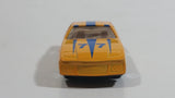 Zee Toys Dyna Wheels No. D97 Pontiac Firebird #77 Yellow Die Cast Toy Car Vehicle