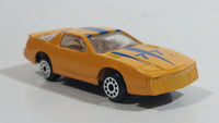 Zee Toys Dyna Wheels No. D97 Pontiac Firebird #77 Yellow Die Cast Toy Car Vehicle