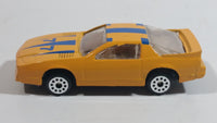 Zee Toys Dyna Wheels No. D97 Pontiac Firebird #77 Yellow Die Cast Toy Car Vehicle