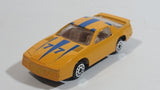 Zee Toys Dyna Wheels No. D97 Pontiac Firebird #77 Yellow Die Cast Toy Car Vehicle