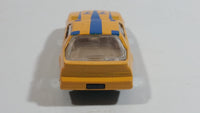 Zee Toys Dyna Wheels No. D97 Pontiac Firebird #77 Yellow Die Cast Toy Car Vehicle