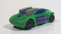 1994 Hot Wheels Twin Engine Green Plastic Body Die Cast Toy Car Vehicle McDonald's Happy Meal