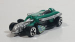 2002 Hot Wheels Saltflat Racer Green Die Cast Toy Car Vehicle McDonald's Happy Meal