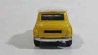 Unknown Brand "Sporty Power Racing #23" Mini Cooper Pullback Yellow Die Cast Motorized Friction Toy Car Vehicle with Opening Doors