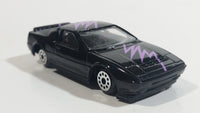 Zee Toys Dyna Wheels No. D96 1985 Nissan MID4 Concept Car Black Die Cast Toy Car Vehicle