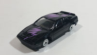 Zee Toys Dyna Wheels No. D96 1985 Nissan MID4 Concept Car Black Die Cast Toy Car Vehicle