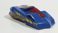 2000 Hot Wheels Kung Fu Force Shadow Jet II Blue Plastic Body Die Cast Toy Car Vehicle