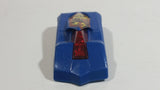 2000 Hot Wheels Kung Fu Force Shadow Jet II Blue Plastic Body Die Cast Toy Car Vehicle