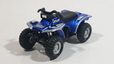 Maisto 350 Quad ATV 4 Wheeler All Terrain Vehicle Blue Pullback Die Cast Motorized Friction Toy Car Vehicle