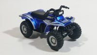 Maisto 350 Quad ATV 4 Wheeler All Terrain Vehicle Blue Pullback Die Cast Motorized Friction Toy Car Vehicle