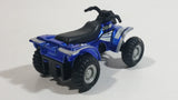 Maisto 350 Quad ATV 4 Wheeler All Terrain Vehicle Blue Pullback Die Cast Motorized Friction Toy Car Vehicle