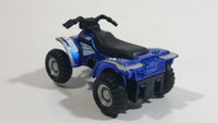 Maisto 350 Quad ATV 4 Wheeler All Terrain Vehicle Blue Pullback Die Cast Motorized Friction Toy Car Vehicle