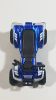 Maisto 350 Quad ATV 4 Wheeler All Terrain Vehicle Blue Pullback Die Cast Motorized Friction Toy Car Vehicle