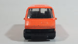 Unknown Brand Bright Fluorescent Orange Die Cast Toy Car Vehicle