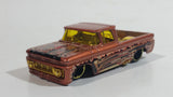 2009 Hot Wheels Rebel Rides Custom '62 Chevy Truck Satin Copper Die Cast Toy Car Vehicle - Surfboard Version (Missing)