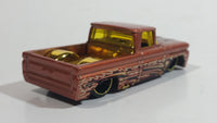 2009 Hot Wheels Rebel Rides Custom '62 Chevy Truck Satin Copper Die Cast Toy Car Vehicle - Surfboard Version (Missing)