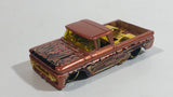 2009 Hot Wheels Rebel Rides Custom '62 Chevy Truck Satin Copper Die Cast Toy Car Vehicle - Surfboard Version (Missing)