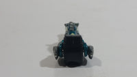 2008 Hot Wheels Team: Custom Bikes Hammer Sled Motorcycle Aqua Green Blue Die Cast Toy Motorbike Vehicle