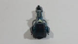 2008 Hot Wheels Team: Custom Bikes Hammer Sled Motorcycle Aqua Green Blue Die Cast Toy Motorbike Vehicle