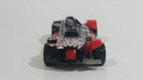 2009 Hot Wheels Connect Cars: Track Legends Med-Evil Black Red Die Cast Toy Race Car Vehicle