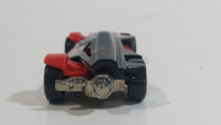 2009 Hot Wheels Connect Cars: Track Legends Med-Evil Black Red Die Cast Toy Race Car Vehicle