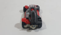 2009 Hot Wheels Connect Cars: Track Legends Med-Evil Black Red Die Cast Toy Race Car Vehicle