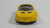 Maisto 2001 Opel Speedster Yellow Die Cast Toy Car Vehicle