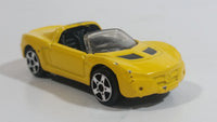 Maisto 2001 Opel Speedster Yellow Die Cast Toy Car Vehicle